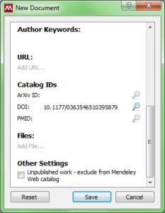 search DOI