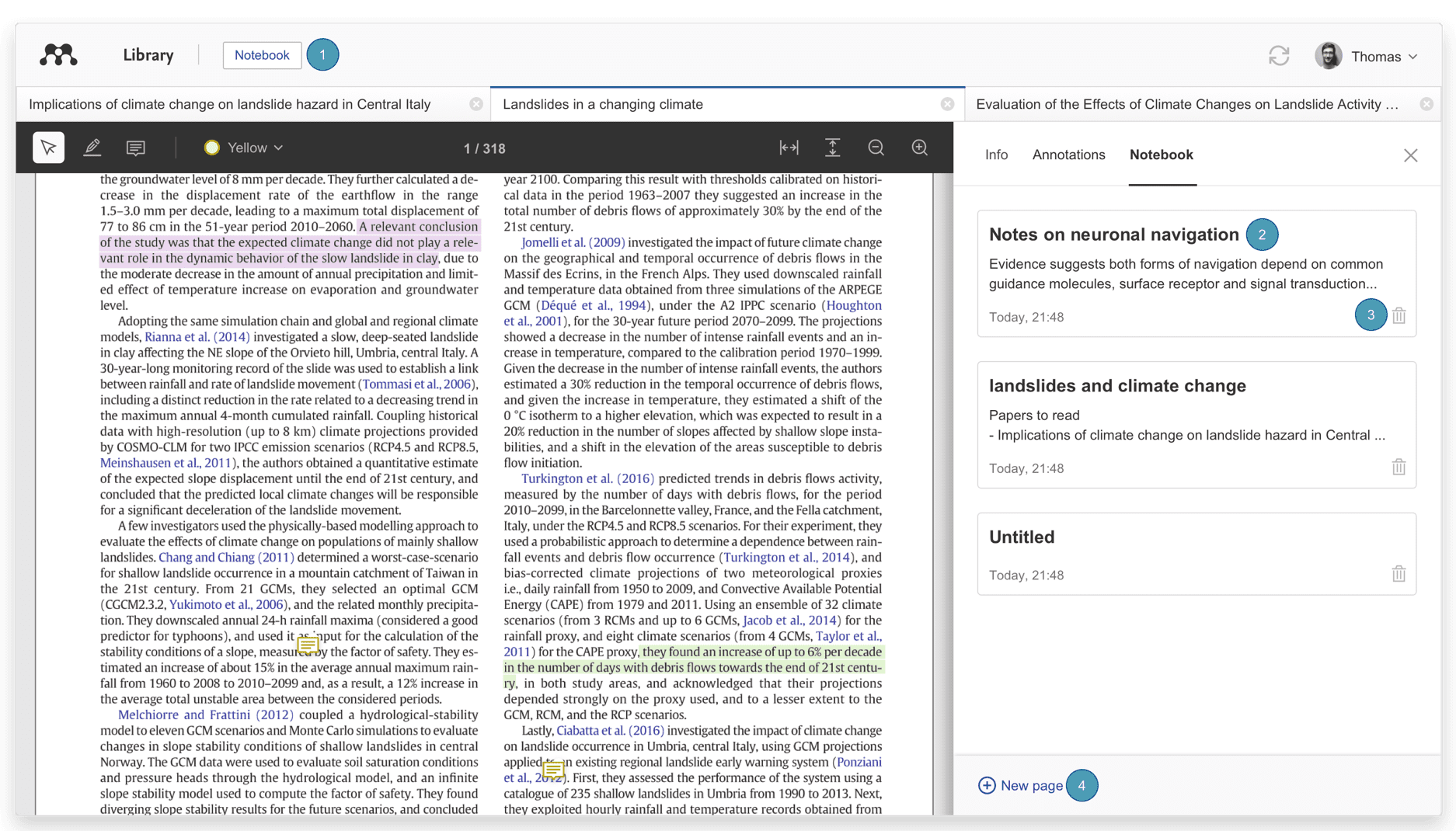 reading and annotating 3